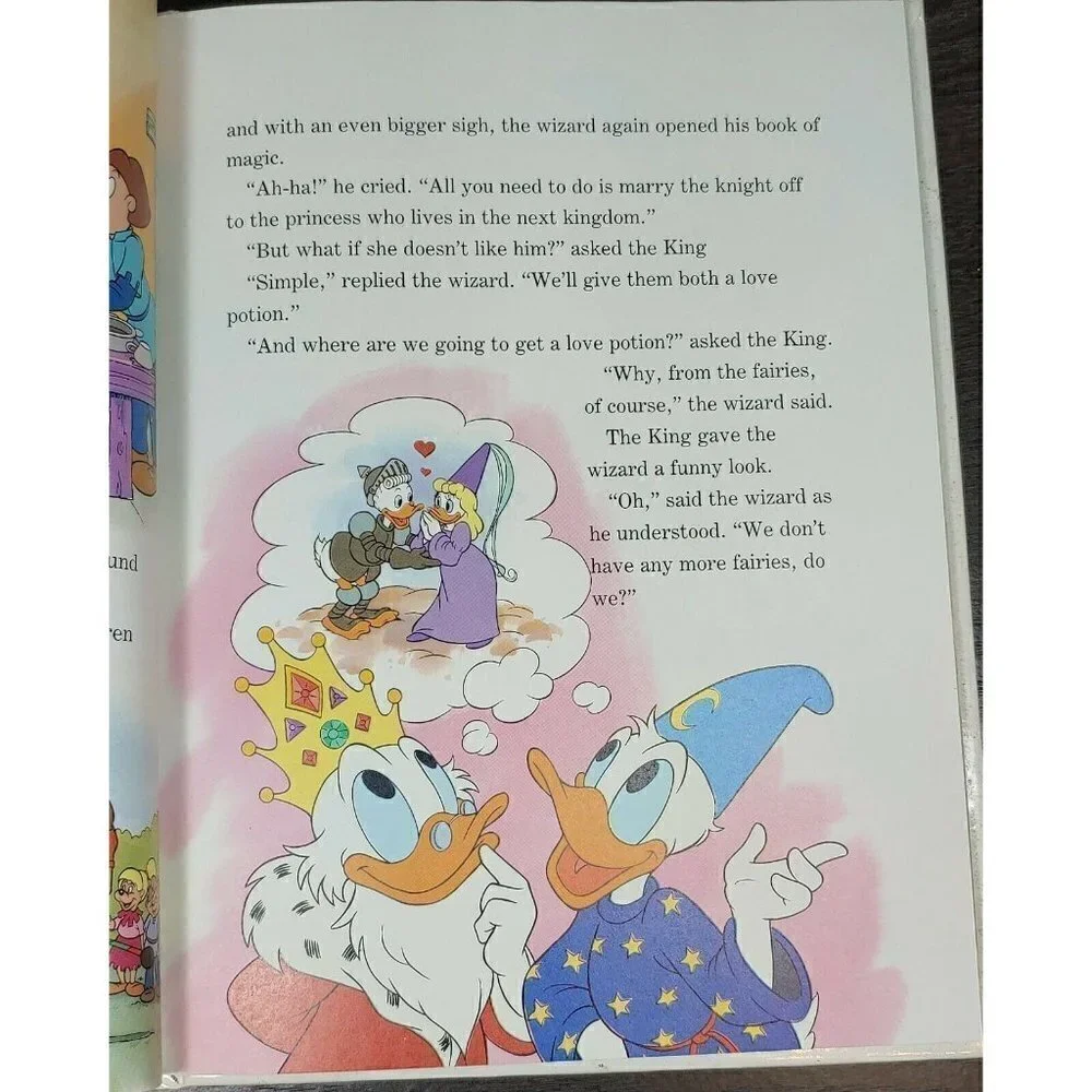 Disney's Year Book 1993 Picture Learning Comic Young Adults Hardcover Book